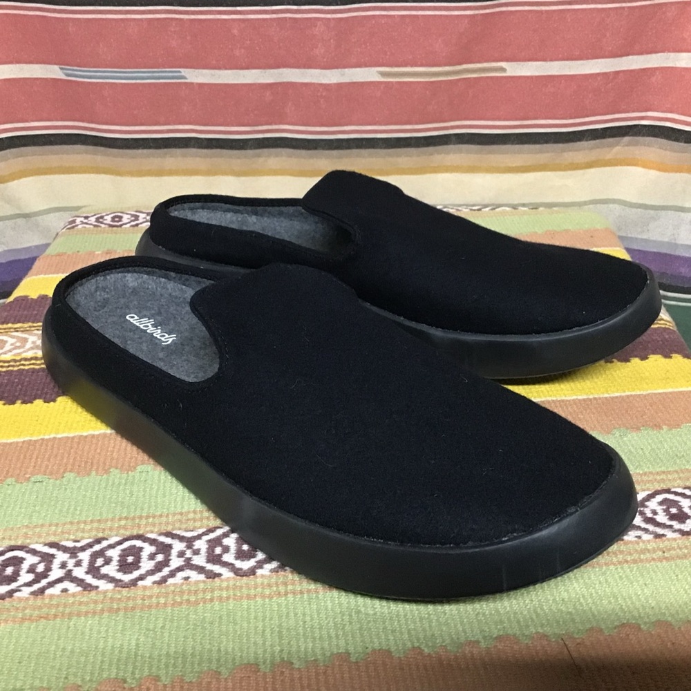 NWOB ALLBIRDS black slippers sz 10
